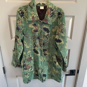 Green Brocade Jacket